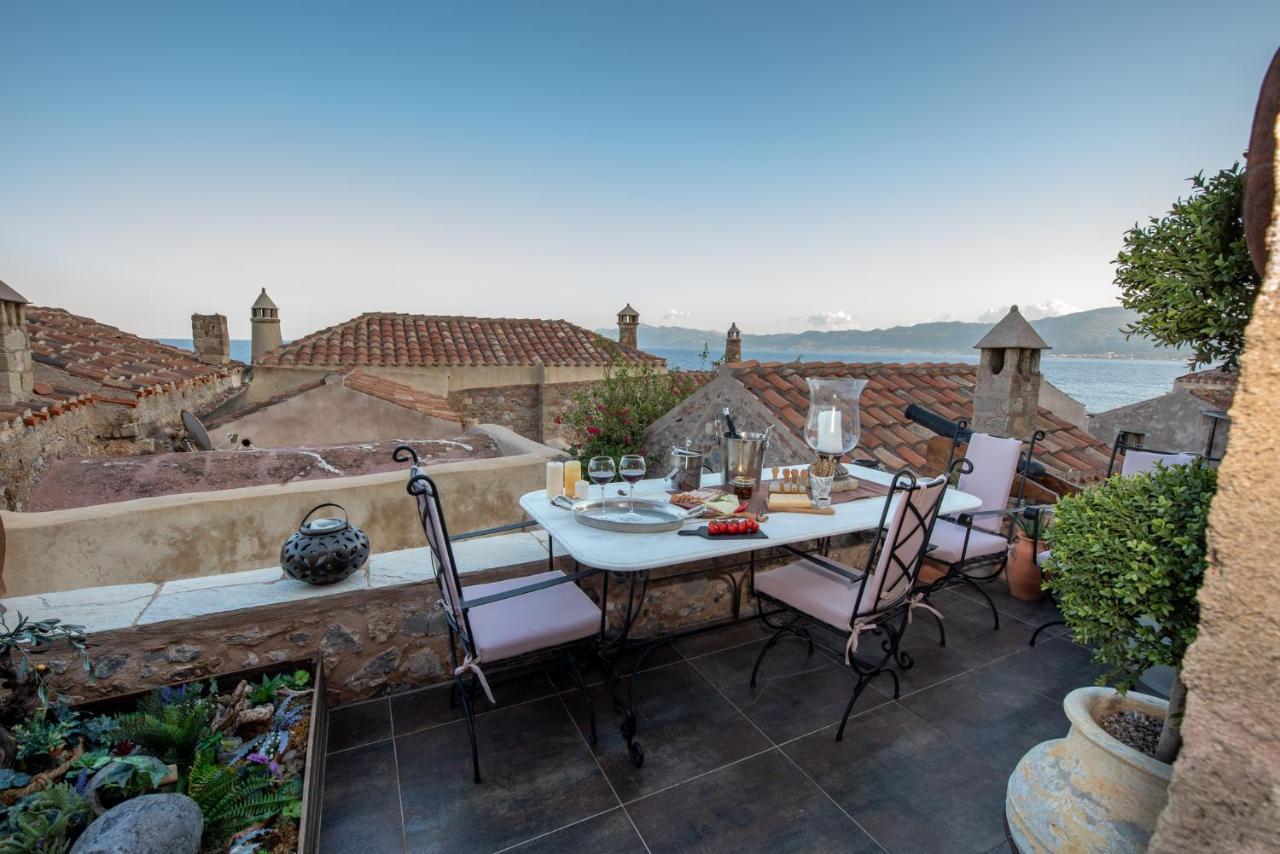 Casa Felicia-The Castle Mansion Villa Monemvasía Buitenkant foto